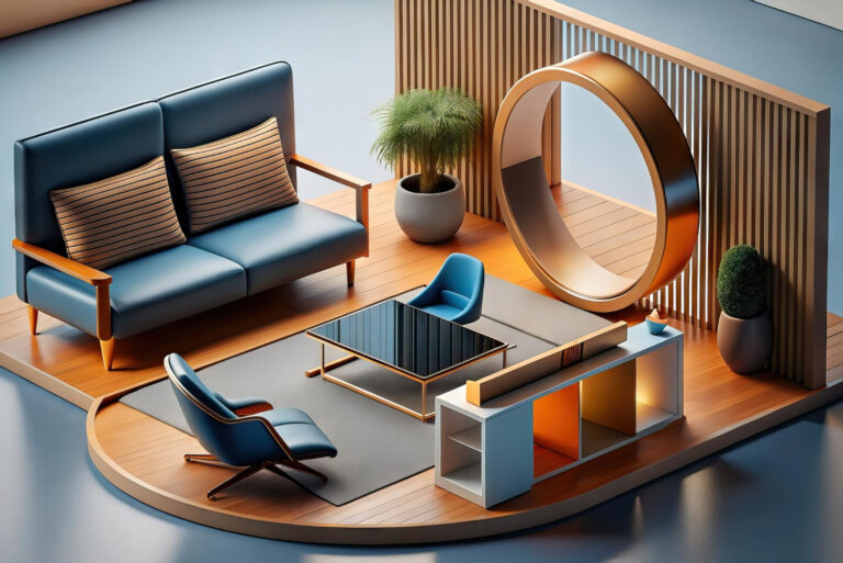 Furniture Brands & Manufacturers 3D Furniture Rendering