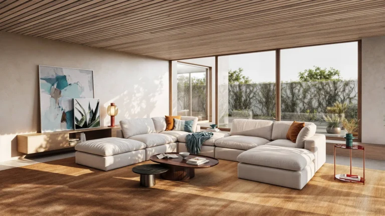 3D Furniture Silo Rendering